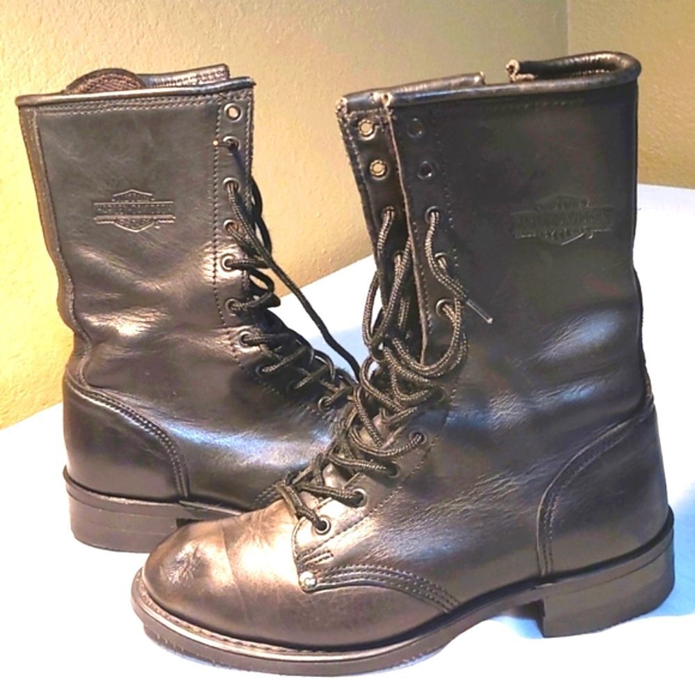 Harley Davidson Combat Boots Size 8.5 EUC